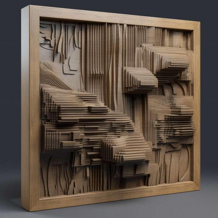 نموذج ثلاثي الأبعاد لآلة CNC 3D Art 